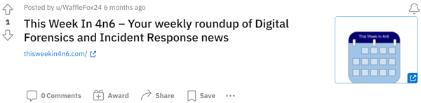 A roundup of digital 4n6 news