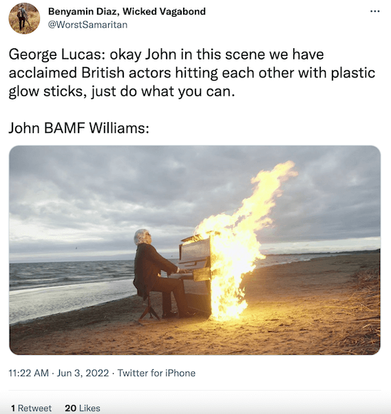 GOAT composer John BAMF Williams