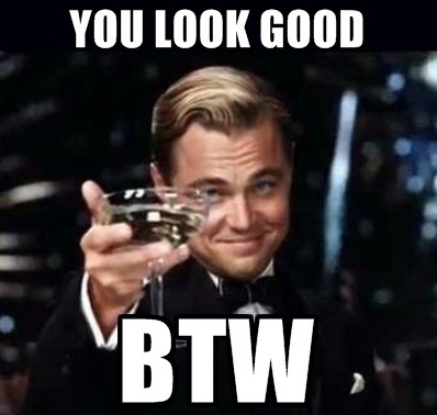 Leonardo DiCaprio BTW Meme