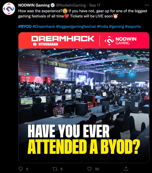 Some PC gaming conventions ask attendees to BYOD