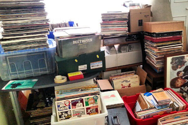 Death cleaning old records