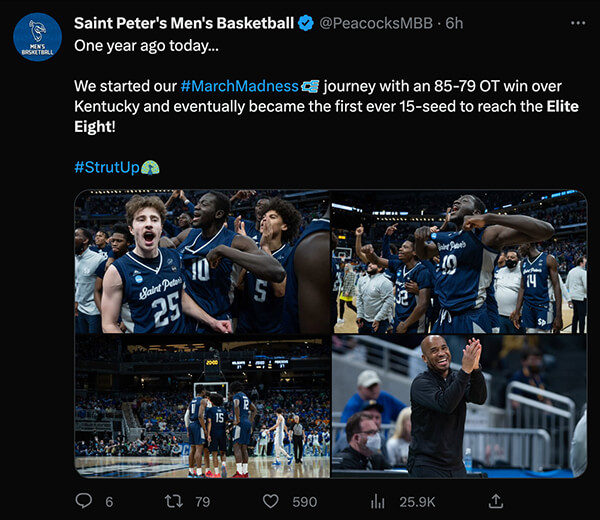 Elite Eight tweet