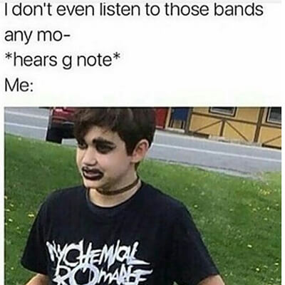 An emo kid meme