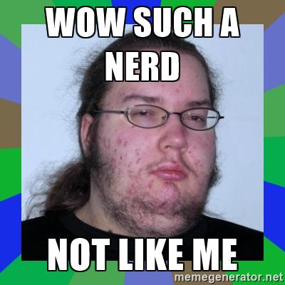 A classic neckbeard