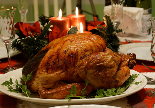 Turkey meal on Turkey day