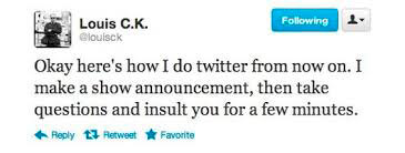 Louis C.K. about to drop some tweetsults