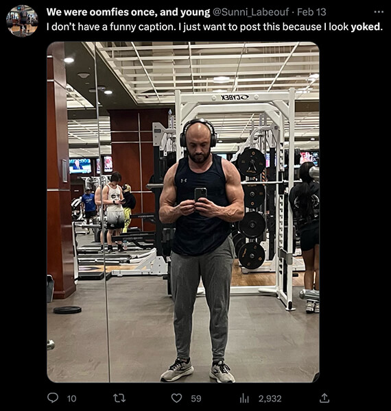 Yoked tweet