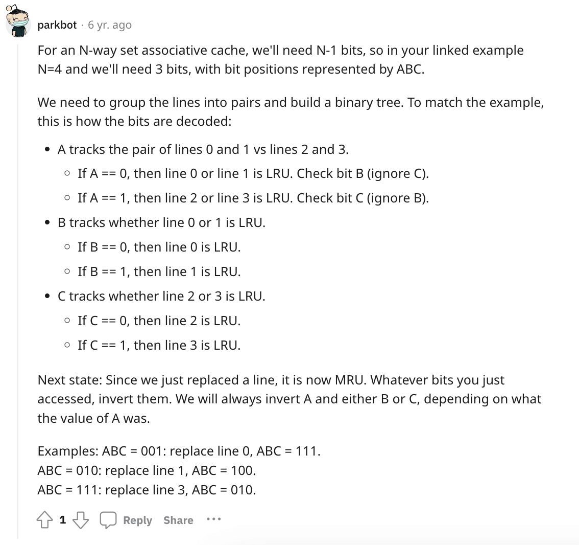 A use of MRU (and LRU) on Reddit