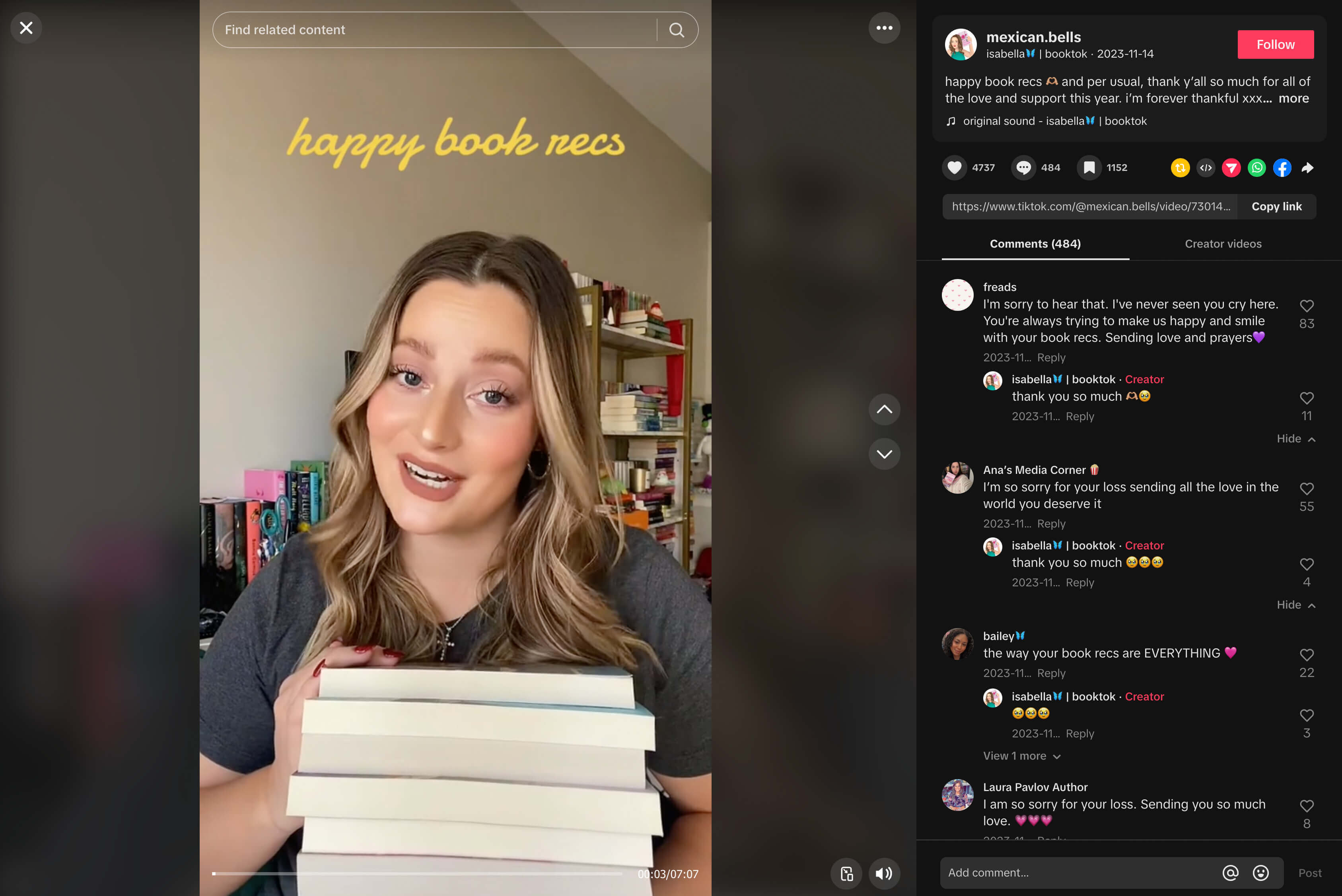 Book recs on TikTok